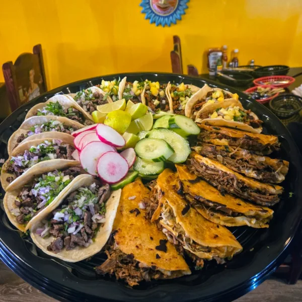 Agave Mexican Cuisine signature dishes Quesadilla de BistecBirria Quesataco Campechanos Tacos